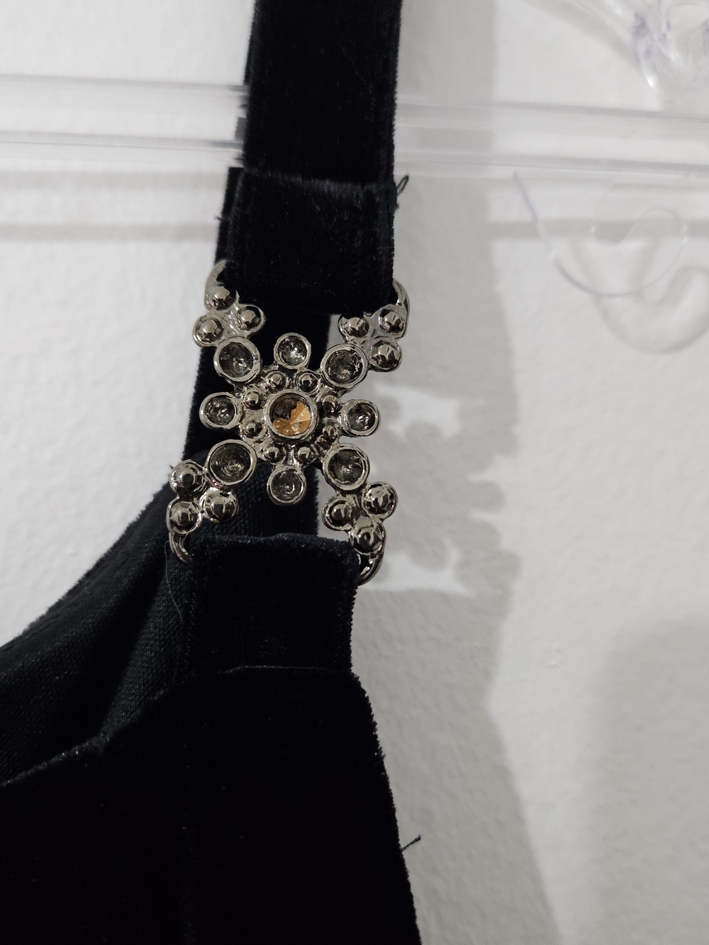 Vintage Molly Malloy Black Velvet Evening Maxi Dress